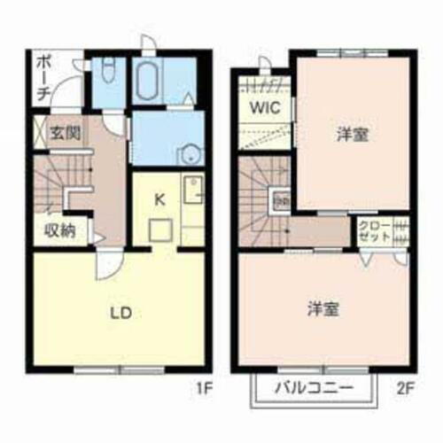 滋賀県長浜市弥高町 長浜駅 2LDK アパート 賃貸物件詳細