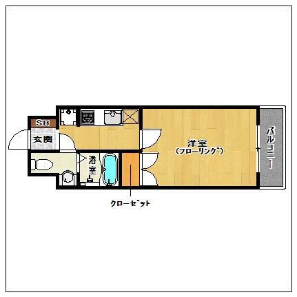 福岡県福岡市博多区千代３丁目 呉服町駅 1K マンション 賃貸物件詳細