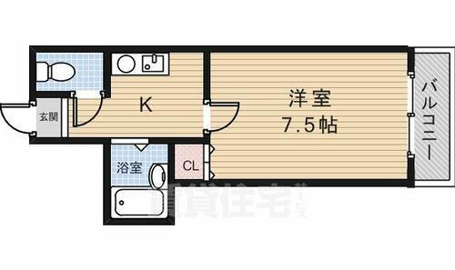 大阪府箕面市瀬川２丁目 石橋阪大前駅 1K アパート 賃貸物件詳細