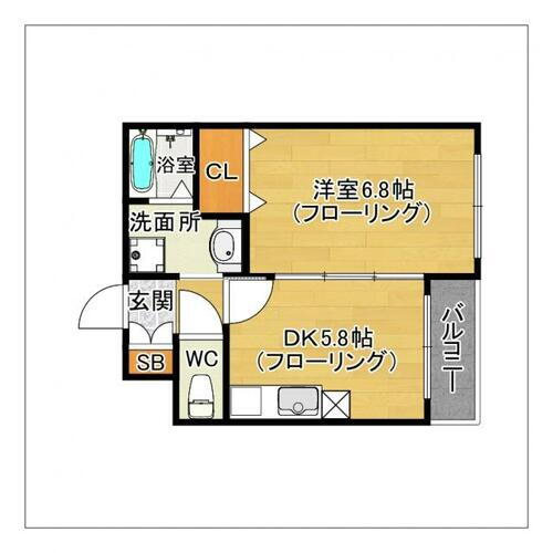 福岡県福岡市東区筥松３丁目 箱崎駅 1DK マンション 賃貸物件詳細