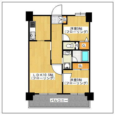 アペゼミマナ 4階 2LDK 賃貸物件詳細