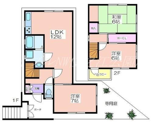 松園町戸建 3LDK 賃貸物件詳細