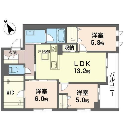 セントリビエ 1階 3LDK 賃貸物件詳細