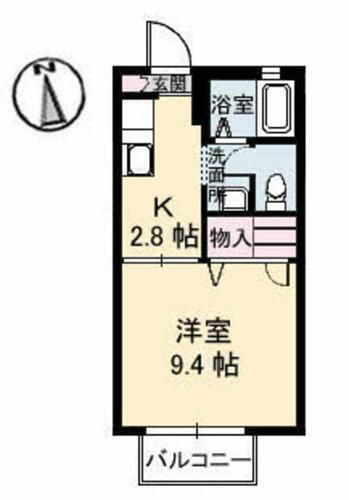 鳥取県米子市皆生温泉２丁目 1K アパート 賃貸物件詳細