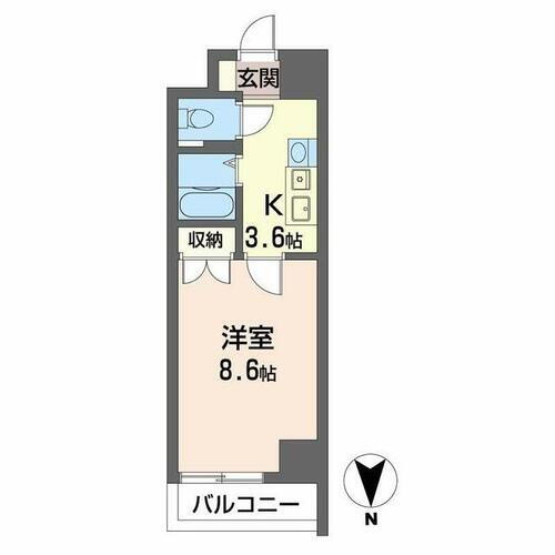 ヴィアーレ四条大宮 7階 1K 賃貸物件詳細