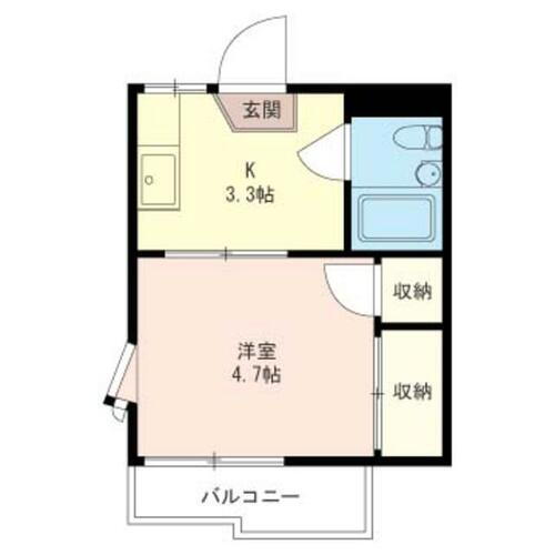 神奈川県大和市南林間３丁目 南林間駅 1K アパート 賃貸物件詳細