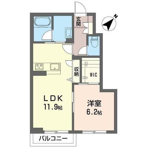 山梨県甲斐市西八幡 1LDK アパート 賃貸物件詳細