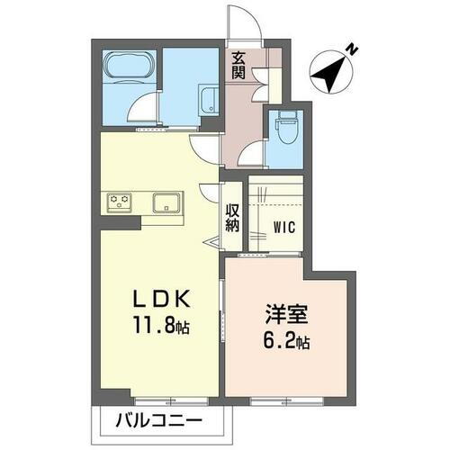 山梨県甲斐市西八幡 1LDK アパート 賃貸物件詳細