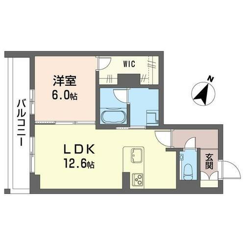 シャン　エトワール 2階 1LDK 賃貸物件詳細