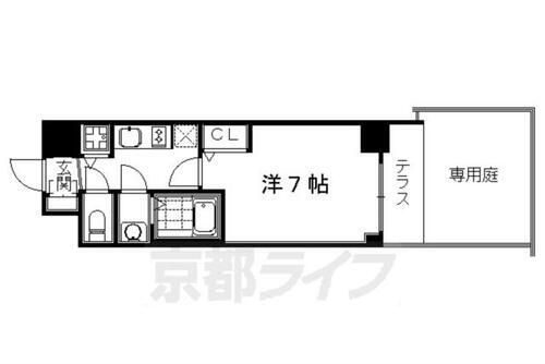 京都府京都市下京区天使突抜１丁目 五条駅 1K マンション 賃貸物件詳細