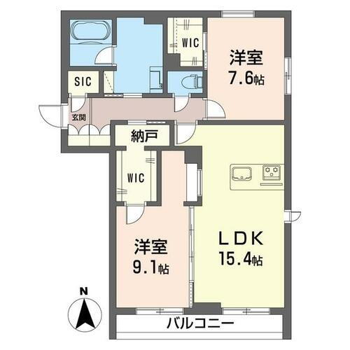 シャーメゾンｃａｌｍｅ 1階 2LDK 賃貸物件詳細