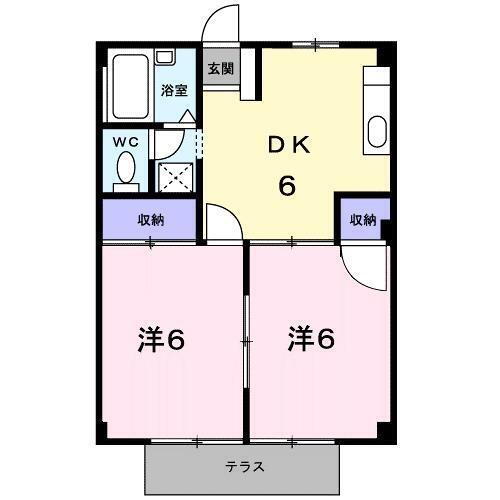 広島県福山市東深津町１丁目 福山駅 2DK アパート 賃貸物件詳細