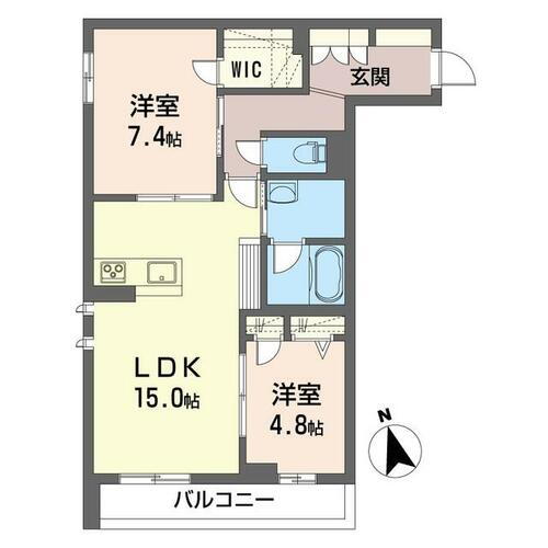 埼玉県八潮市中央１丁目 八潮駅 2LDK マンション 賃貸物件詳細