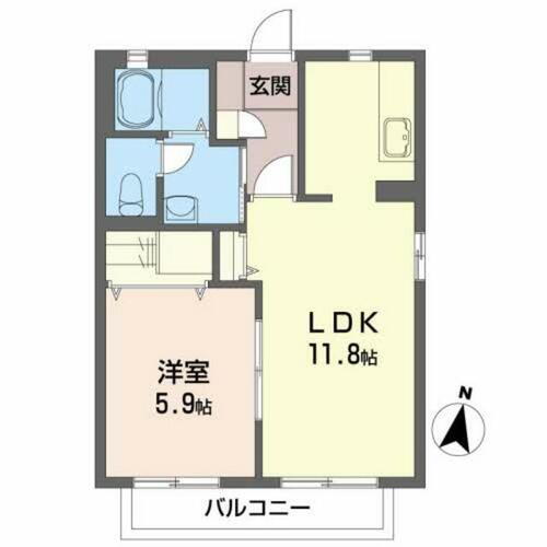 福島県福島市北矢野目字坂東 卸町駅 1LDK アパート 賃貸物件詳細