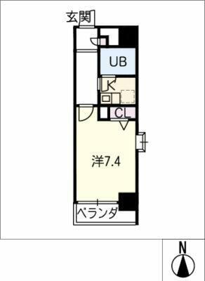愛知県名古屋市中村区亀島２丁目 名古屋駅 1K マンション 賃貸物件詳細