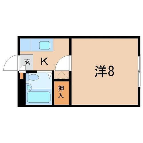 福島県福島市渡利字番匠町 福島駅 1K アパート 賃貸物件詳細