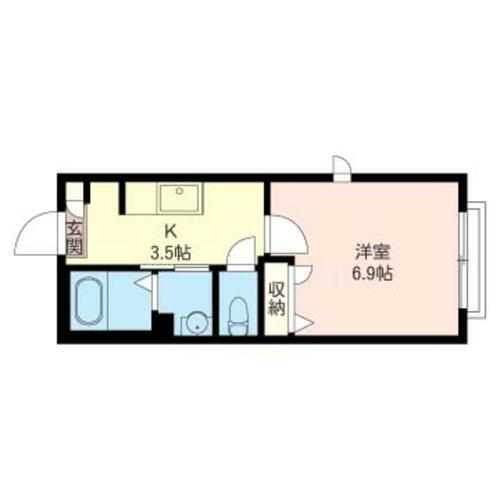 東京都大田区山王２丁目 大森駅 1K アパート 賃貸物件詳細