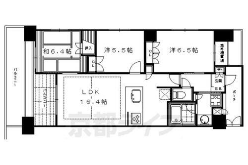 京都府京都市中京区裏寺町通六角下る裏寺町 京都河原町駅 3LDK マンション 賃貸物件詳細