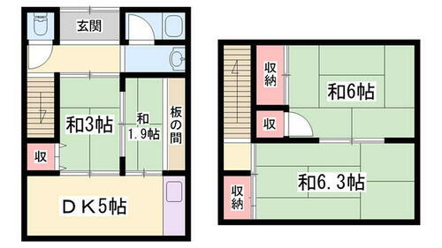 兵庫県姫路市大津区恵美酒町１丁目 平松駅 4DK 一戸建て 賃貸物件詳細