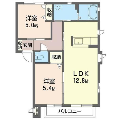 千葉県柏市高田 柏駅 2LDK アパート 賃貸物件詳細