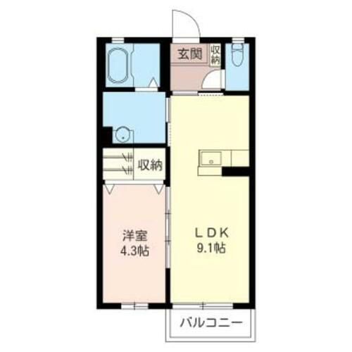 茨城県日立市中成沢町１丁目 日立駅 1LDK アパート 賃貸物件詳細