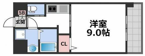 フォレストグレイス高井田Ⅰ 13階 1K 賃貸物件詳細