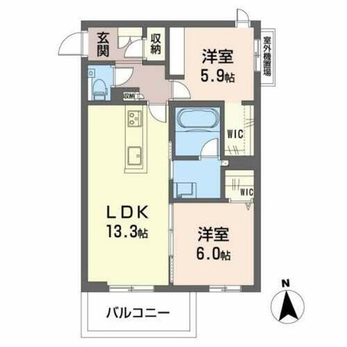 岐阜県岐阜市茜部本郷１丁目 岐阜駅 2LDK マンション 賃貸物件詳細