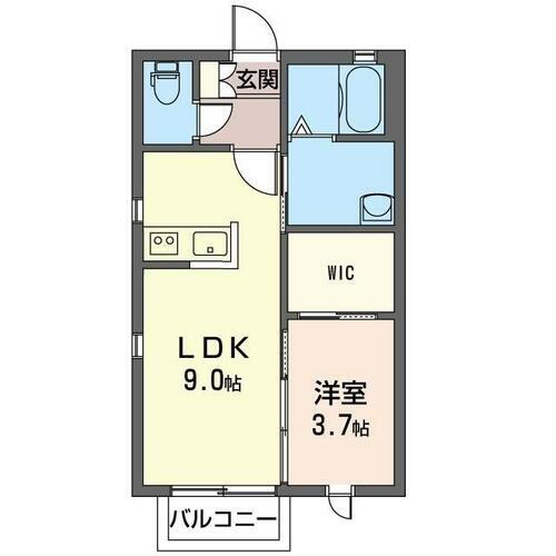 群馬県高崎市並榎町 北高崎駅 1LDK アパート 賃貸物件詳細