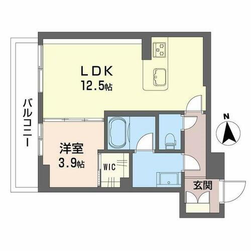 シャーメゾン江平　ＷＥＳＴ 3階 1LDK 賃貸物件詳細