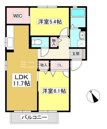 愛知県蒲郡市形原町北新田 三河鹿島駅 2LDK アパート 賃貸物件詳細