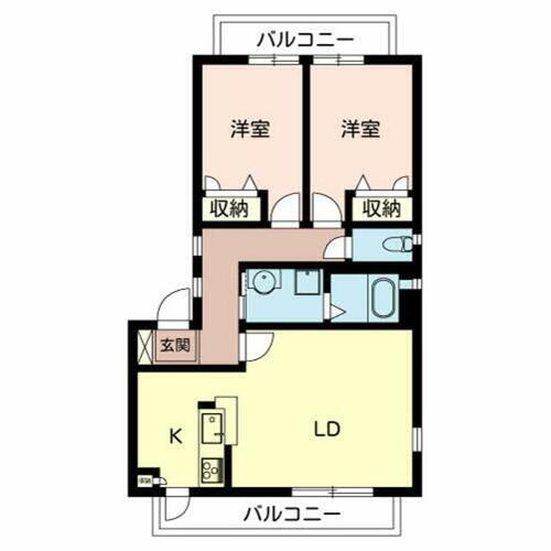 大阪府堺市堺区向陵西町２丁 三国ケ丘駅 2LDK アパート 賃貸物件詳細