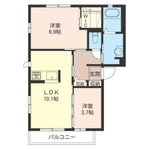 千葉県柏市柏の葉２丁目 柏の葉キャンパス駅 2LDK アパート 賃貸物件詳細