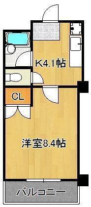 福岡県北九州市八幡西区藤田２丁目 黒崎駅 1K マンション 賃貸物件詳細