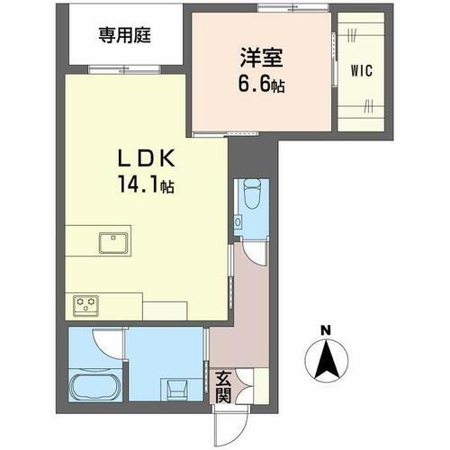 シャーメゾン　ヴェリテ 1階 1LDK 賃貸物件詳細