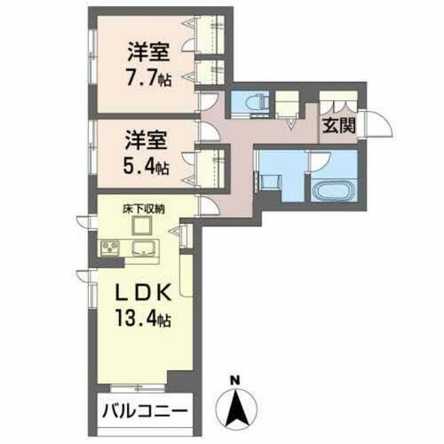 ヴィラ　ゼルコバ 1階 2LDK 賃貸物件詳細