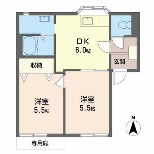 和歌山県和歌山市六十谷 六十谷駅 2DK アパート 賃貸物件詳細