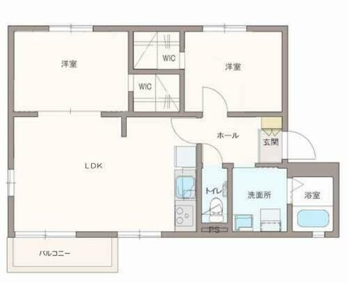 ベルドミール 2階 2LDK 賃貸物件詳細