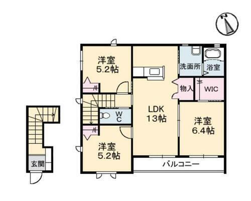 広島県広島市安佐南区中須１丁目 大町駅 3LDK アパート 賃貸物件詳細