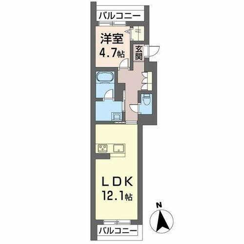 香川県高松市松縄町 三条駅 1LDK マンション 賃貸物件詳細