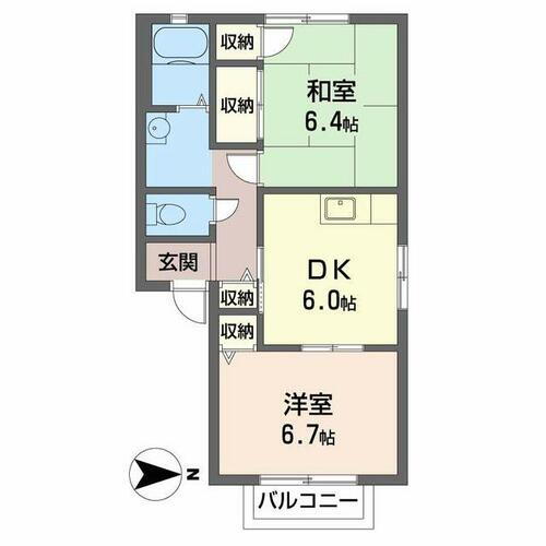 大阪府大阪市東淀川区豊里６丁目 上新庄駅 2DK アパート 賃貸物件詳細