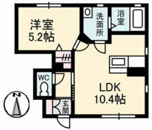 岡山県岡山市南区福島２丁目 1LDK アパート 賃貸物件詳細