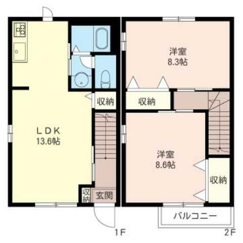 千葉県流山市若葉台 初石駅 2LDK アパート 賃貸物件詳細