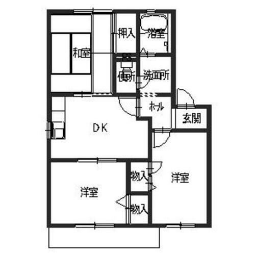 奈良県磯城郡田原本町大字八尾 田原本駅 3DK アパート 賃貸物件詳細