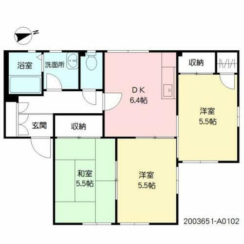 長崎県長崎市田中町 3DK アパート 賃貸物件詳細