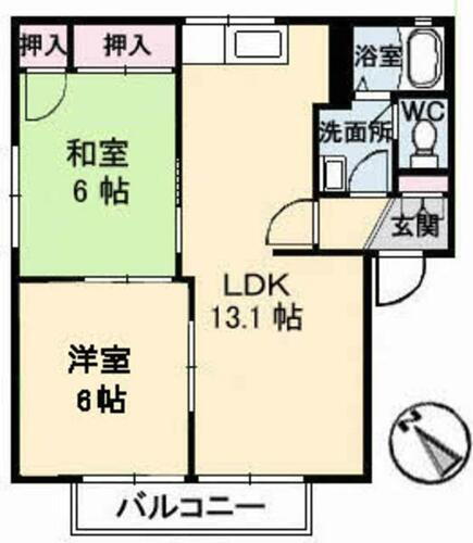 広島県広島市安芸区矢野南３丁目 2LDK アパート 賃貸物件詳細