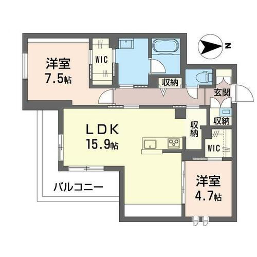 東京都三鷹市深大寺１丁目 武蔵境駅 2LDK マンション 賃貸物件詳細