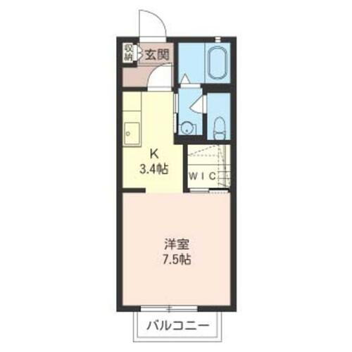 千葉県市川市妙典５丁目 妙典駅 1K アパート 賃貸物件詳細