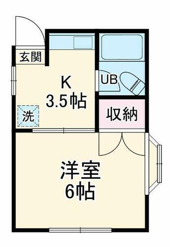 神奈川県大和市南林間５丁目 南林間駅 1K アパート 賃貸物件詳細
