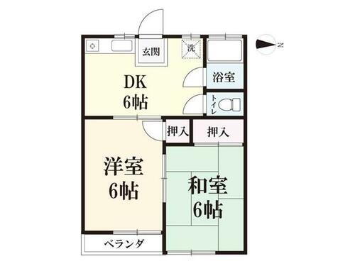 佐賀県小城市小城町晴気 小城駅 2DK アパート 賃貸物件詳細