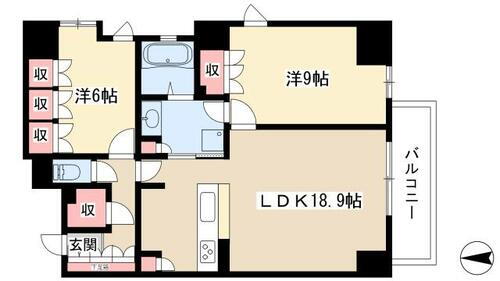 愛知県名古屋市千種区高見２丁目 池下駅 2LDK マンション 賃貸物件詳細